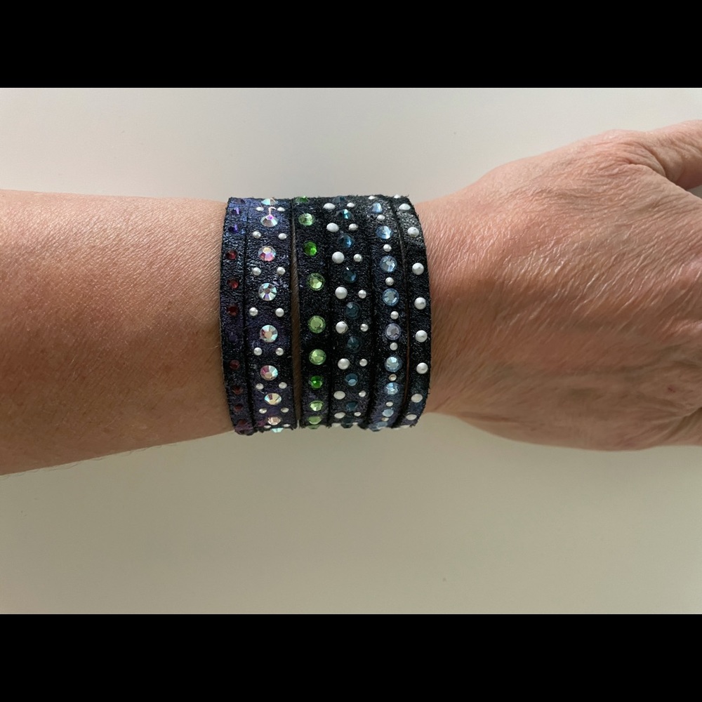 Caroline Rocha Leather Cuff Bracelet